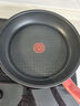 特福（Tefal）平底鍋家用牛排不粘煎鍋少油煙有鈦煎餅鍋電磁爐燃氣灶通用28cm 曬單實拍圖