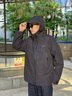 森馬（Semir）防護外套|商場(chǎng)同款中國國家地理系列羽絨服男三合一冬裝 黑色（番鴨絨）90001 M 曬單實(shí)拍圖