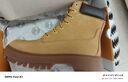 添柏嵐（Timberland）官方踢不爛女鞋大黃靴高幫厚底增高防潑水|A6GCF A6GCF754/小麥色 38.5 曬單實(shí)拍圖