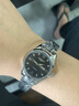 瑞士正品浪Longines手表男女士機(jī)械琴表時尚防水鎢鋼專用男女對表 本色黑面鋼帶女款-送表帶 曬單實(shí)拍圖