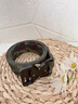 型公館學(xué)生軍訓(xùn)專用腰帶松緊彈力腰帶男初高中大學(xué)生女軍訓(xùn)必備用品皮帶 迷彩卡其（西瓜紋） 曬單實(shí)拍圖
