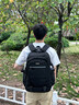 Edison愛迪生高中生書包初中大學(xué)生大容量防潑水雙肩包旅行背包K051-2G 曬單實拍圖