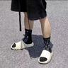 H8奢椰子拖鞋外穿踩屎感2025夏季防滑莆田情侶男女厚底運(yùn)動(dòng)男士拖鞋 米白色（莆田升級(jí)版） 42 曬單實(shí)拍圖