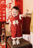 G.DUCKKIDS小黃鴨周歲禮服男寶寶抓周衣服女漢服百日宴百天滿(mǎn)月嬰兒套裝夏季 紅色+香囊 90 建議1~2歲【 80-90cm】cm 曬單實(shí)拍圖