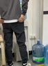 羅蒙休閑褲男工裝褲子男裝秋冬季2024新款潮流男士寬松束腳褲子男 666灰色(常規(guī)) XL 曬單實拍圖