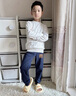 米菲童裝男孩套裝2025新款棒球服兩件套秋季兒童上衣小男孩衣服春秋款 萌影米菲K藏青+萌影米菲K藏青 120 曬單實(shí)拍圖