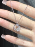 蔓笙999純銀山茶花項鏈女款2025高級感輕奢小眾鎖骨鏈生日禮物送女友 山茶花項鏈【精美禮盒】 曬單實拍圖