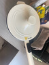 美的（Midea）電炒鍋 電蒸鍋 電煮鍋 家用多功能電火鍋 煎炒蒸煮炒菜鍋 4L多用途鍋一體宿舍鍋 HCG2816 配蒸籠 曬單實(shí)拍圖