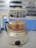 美的（Midea）全玻璃養生壺全自動(dòng)燒水壺母嬰恒溫電熱水壺花茶壺全包裹護底防碎1.5L MK-YS15B201 曬單實(shí)拍圖