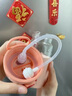 JCZS德國品牌吸管杯孕婦產(chǎn)婦專用水杯躺著喝水帶重力球刻度產(chǎn)檢糖耐玻 【增重力球】【帶刻度/耐高溫】1 曬單實拍圖