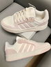 adidas ENTRAP美式校園風運動板鞋男女少年感復古籃球鞋阿迪達斯 白色/粉色   37 曬單實拍圖