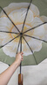 蕉下（beneunder）防紫外線(xiàn)遮陽(yáng)傘三折雙層黑膠晴雨傘防曬傘BM664月霧 曬單實(shí)拍圖