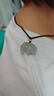 中國黃金（CHINA GOLD）和田玉小象吊墜男女吉祥如意轉(zhuǎn)運珠玉石掛件送女友男友 【京速達】玉象吊墜+金珠約0.11g 曬單實拍圖