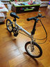 大行（DAHON）KT610折疊自行車16英寸單速男女學生上班上學城市通勤單車 白色 曬單實拍圖