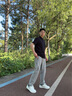 DESCENTEDESCENTE迪桑特2025新款綜訓訓練運動健身男士梭織運動長褲 GY-Wild Dove XL (180/88A) 曬單實拍圖