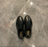 金利來（goldlion）男鞋時尚簡約皮鞋舒適系帶商務(wù)休閑鞋50823026501A-黑色-41碼 曬單實拍圖