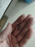 老銀匠s925銀耳環(huán)女耳圈不易過(guò)敏白色系銀耳圈女時(shí)尚簡(jiǎn)約氣質(zhì)素圈光面 曬單實(shí)拍圖