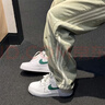 耐克（NIKE）男鞋Air Force 1 LOW空軍一號(hào)白綠AF1防滑耐磨休閑運(yùn)動(dòng)低幫板鞋 FJ4146-121 42.5 曬單實(shí)拍圖