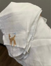 全棉時(shí)代嬰兒隔汗巾紗布吸汗巾兒童寶寶純棉墊背巾25cm*50cm，3條/袋 曬單實(shí)拍圖