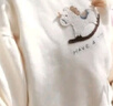 巴厘小豬女童衛衣2025新款春秋女寶寶洋氣時(shí)髦嬰幼兒春裝甜美可愛(ài)兒童上衣 米黃 90 曬單實(shí)拍圖