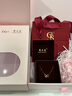 周大生18K黃金蝴蝶結項鏈K金項鏈女七夕禮物送女友約0.8g(贈送禮盒) 曬單實(shí)拍圖