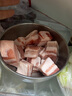 京東跑山豬去皮五花肉塊凈重4斤 烤肉炒菜食材 新鮮速凍 紅燒肉原料 曬單實拍圖