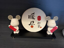 西真屋入戶門玄關(guān)卡通擺件高端大氣客廳擺件喬遷之喜新居搬家禮物 【高檔禮盒裝】暖居如意+米熊 曬單實拍圖