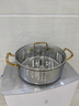 蘇泊爾（SUPOR）特厚316不銹鋼湯鍋家用電磁爐燃氣專(zhuān)用涮羊肉火鍋雙耳平底清湯鍋 特厚七層鋼316清湯鍋食品級材質(zhì) 28cm 曬單實(shí)拍圖