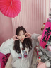 佐敘衛衣女 美式復古可愛(ài)卡通連帽春秋季寬松學(xué)院風(fēng)百搭寬松外套女 灰白色 L 【建議95-110斤】 曬單實(shí)拍圖