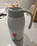炊大皇 保溫壺 2.2L304不銹鋼內膽熱水瓶家用保溫瓶暖水壺【優(yōu)雅白】 曬單實(shí)拍圖