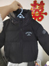 波司登（BOSIDENG）25年冬季新款男女童短款抗菌時(shí)尚連帽運動(dòng)羽絨服 黑色|8056 110 /56 約 100-110cm 18kg 曬單實(shí)拍圖
