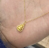 中國黃金（CHINA GOLD）黃金項(xiàng)鏈女士足金葫蘆吊墜轉(zhuǎn)運(yùn)珠首飾七夕情人節(jié)禮物送女友老婆 足金葫蘆吊墜約0.3g*配銀鏈*玫瑰禮盒 曬單實(shí)拍圖