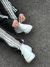 VOIT沃特/逸燀跑鞋男女款馬拉松氣墊緩震跑步飛織鏤空透氣運動(dòng)鞋超輕 白色 27 44 曬單實(shí)拍圖
