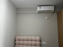 文宜2025高精密墻布無縫全屋臥室客廳素色墻紙奶油背景灰色壁布包安裝 色織羅錦紋-奶咖色 191-16 曬單實拍圖