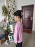 MiniPeace太平鳥(niǎo)童裝秋新女童衛衣FBCRF3125 鳳仙花粉 150cm 曬單實(shí)拍圖