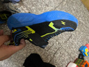 Skechers斯凱奇商場(chǎng)同款閃燈鞋男童魔術(shù)貼休閑中大童輕便運(yùn)動(dòng)鞋400151L 黑色/藍(lán)色/檸檬色/BBLM 28.5 曬單實(shí)拍圖