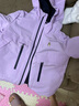 暇步士（Hush Puppies）【三防】童裝兒童風(fēng)衣男女童春秋季新款時(shí)尚中大童簡約風(fēng)衣 淺丁香 120 曬單實(shí)拍圖