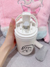 可愛雙飲保溫杯禮物學生高顏值情侶水杯便攜吸管杯子2025新款小眾 白色雙飲款保溫杯女孩款500ml 單杯 曬單實拍圖