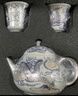 蘇氏陶瓷（SUSHI CERAMICS）鎏銀龍騰四海小套裝非遺大師鄭文強(qiáng)作品功夫茶具禮盒J1040 曬單實(shí)拍圖
