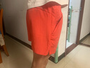 品牌運動(dòng)短褲男士夏季薄款休閑帥氣速干三分褲透氣跑步健身沙灘褲 西瓜紅 XL 曬單實(shí)拍圖