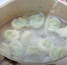 思念大餡餛飩豬肉薺菜500g40只 早餐食品速凍餛飩生鮮速食食品混沌 曬單實(shí)拍圖