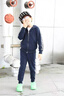 G.DUCKKIDS童裝男童春秋套裝運(yùn)動(dòng)裝兒童衣服男大童秋冬季織帶外套褲子兩件套 8038藏青色【春秋款】 140 尺碼9~10歲【130-140cm】cm 曬單實(shí)拍圖
