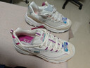 斯凱奇（Skechers）女鞋緩震舒適運動(dòng)鞋厚底休閑鞋增高老爹鞋149589 豆沙色/多彩色/MVMT 38 曬單實(shí)拍圖