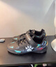 卡爾美（KELME）足球鞋青少年TF碎釘比賽球鞋透氣學(xué)生防滑耐磨足球鞋 黑色 35  曬單實(shí)拍圖