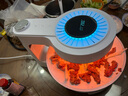 德國寶（German Pool）室內電燒烤爐家用 自動(dòng)旋轉燒烤烤爐 烤肉鍋電烤盤(pán)商用 烤肉盤(pán)烤串機 電燒烤機照燒爐 KQB-415 珍珠白家庭版【麥飯石烤盤(pán)】 1層 曬單實(shí)拍圖