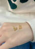 中國(guó)黃金（CHINA GOLD）愛心黃金耳釘女款足金心形5G耳飾養(yǎng)耳洞中秋節(jié)生日禮物送女友老婆 【今/次日達(dá)】愛心耳釘 約0.9g 曬單實(shí)拍圖