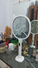 欖菊電蚊拍充電式帶底座家用強力滅蚊燈拍兩用滅蚊器基孔肯雅熱滅蚊拍 曬單實(shí)拍圖