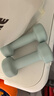 Keep彩色浸塑啞鈴男女健身女士手臂塑形力量訓練 薄荷綠 1.5kg*2 曬單實(shí)拍圖