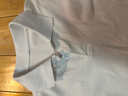 羅蒙男童短袖polo衫校園服飾春夏新款T恤女童班服 白色短袖POLO衫 160 曬單實拍圖