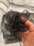 滿(mǎn)天星大腸發(fā)圈發(fā)繩頭花頭繩女高級感輕奢2025橡皮筋扎頭發(fā)飾頭飾 歐根紗大腸發(fā)圈高顏值高彈力耐用丸子頭盤(pán)發(fā)圈高馬尾 曬單實(shí)拍圖